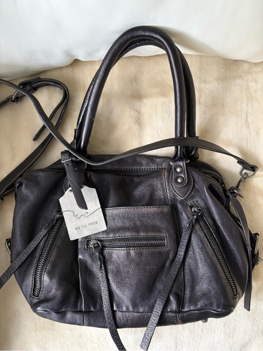 We The Free Baby Emerson tote in Black🔥 free people - Picture 8 of 14